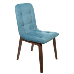 Καρέκλα τραπεζαρίας GM-G602 BUTTON με επιλογή χρώματος σε ύφασμα και ξύλο