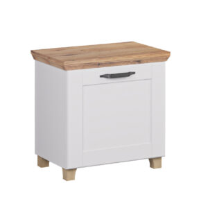 Παπουτσοθήκη χαμηλή CONTEMPO artisan/ λευκό 60x39x59,5