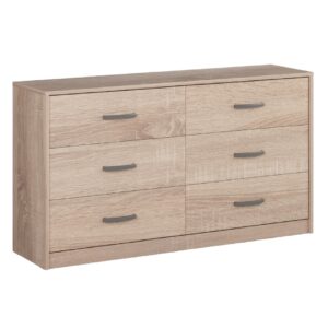 Συρταριέρα ROMA 6F δρυς 146x38,5x80,5