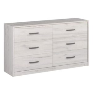 Συρταριέρα ROMA 6F δρυς πάγου 146x38,5x80,5