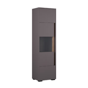 Βιτρίνα ψηλή TREVISO γκρι/ artisan 54x39x194