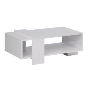Τραπέζι σαλονιού DELTA λευκό gloss 109x64x40