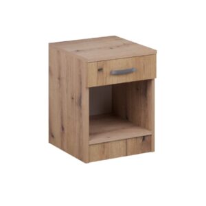 Κομοδίνο με ένα συρτάρι και θέση για βιβλία ALFA artisan 40x43x52