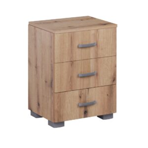 Κομοδίνο με 3 συρτάρια MATIS 3F artisan 49x38x65