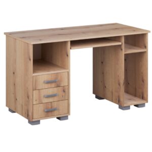 Γραφείο Ana 3F με 3 συρτάρια artisan 130x60x75