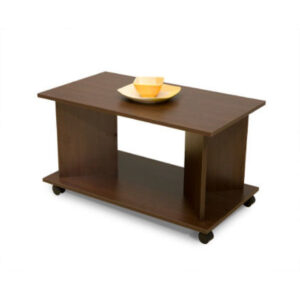 Τροχήλατο τραπέζι σαλονιού HERMES Tobacco 90x50x50