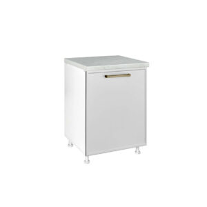 Επιδαπέδιο ντουλάπι κουζίνας Alba D50 Λευκό 50x60x85εκ.