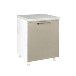 Επιδαπέδιο ντουλάπι με 1 πόρτα κουζίνας Alba D60 1V Ελιάς 60x60x85εκ.