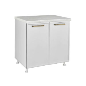 Επιδαπέδιο ντουλάπι κουζίνας Alba D80 Λευκό 80x60x85εκ.