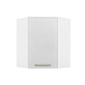 Επιτοίχιο γωνιακό ντουλάπι κουζίνας Alba VU60 Λευκό 60/31x60/31x72εκ.