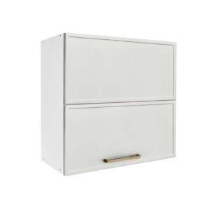 Επιτοίχιο ντουλάπι κουζίνας σπαστό Alba VH80 B Λευκό 80x31x72εκ.