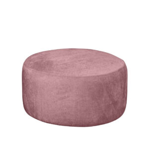 Ταμπουρέ Vanilica Ροζ 60x60x36εκ.