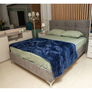 Κρεβάτι με αποθηκευτικό χώρο και σομιέ Vito Γκρι 160×200