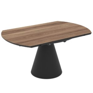 Επεκτεινόμενο τραπέζι δείπνου σε ροτόντα YANDAN 150x94x76 (Φ150)