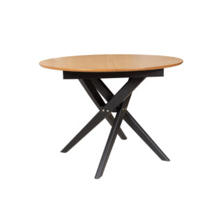Επεκτεινόμενη ροτόντα δείπνου με επιλογή χρώματος ξύλου GM-ZX2001 110+35