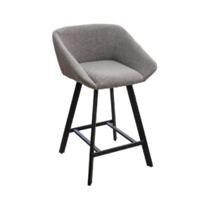 Μεταλλικό σκαμπό μπαρ BADE Γκρι Nordic 15 60x54x75/103