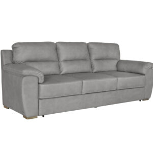 Τριθέσιος καναπές κρεβάτι Boss γκρι 236x90x92εκ.