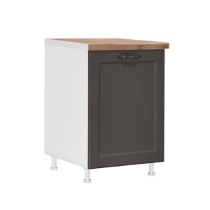 Επιδαπέδιο ντουλάπι κουζίνας CONTEMPO D50 Γκρι ανθρακί 50x60x85εκ.