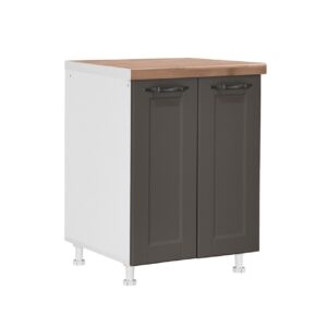 Επιδαπέδιο ντουλάπι κουζίνας CONTEMPO D60 Γκρι ανθρακί 60x60x85εκ.