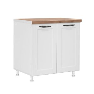 Επιδαπέδιο ντουλάπι κουζίνας CONTEMPO D80 Λευκό 80x60x85εκ.