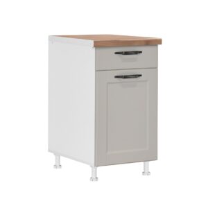 Επιδαπέδιο ντουλάπι με 1 συρτάρι κουζίνας CONTEMPO D45 KFB Άμμου 45x60x85εκ.