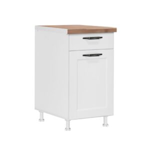 Επιδαπέδιο ντουλάπι με 1 συρτάρι κουζίνας CONTEMPO D45 KFB Λευκό 45x60x85εκ.