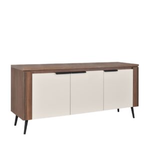 Έπιπλο TV ASTANA 128 με φωτισμό led καρυδί/ κασμίρ 128,3x40x59,9