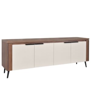 Έπιπλο TV ASTANA 165 με φωτισμό led καρυδί/ κασμίρ 165,2x40x59,9