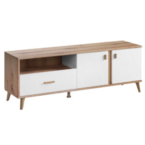 Έπιπλο TV PORTO artisan/ λεύκο 154,2x40x51,6