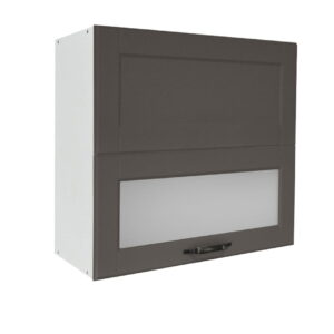 Επιτοίχιο ντουλάπι κουζίνας σπαστό CONTEMPO VH80 B Γκρι ανθρακί 80x31x72εκ.