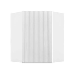 Επιτοίχιο γωνιακό ντουλάπι κουζίνας LINA VU60 Λευκό 60/31x60/31x72εκ.