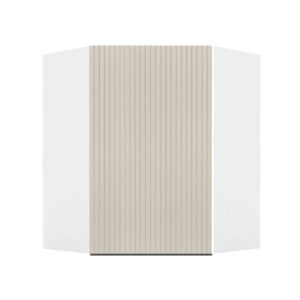 Επιτοίχιο γωνιακό ντουλάπι κουζίνας LINA VU60 Μπεζ 60/31x60/31x72εκ.