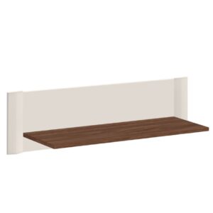 Επιτοίχιο ράφι MANILA καρυδί/ κασμίρ 149,5x21,8x25