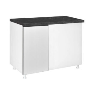 Επιδαπέδιο γωνιακό ντουλάπι κουζίνας LINA DU100 Λευκό 100x60x85εκ.