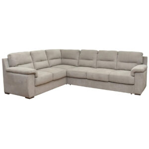 Γωνιακός καναπές με κρεβάτι QUEEN δεξιάς φοράς μπεζ 292x232x92