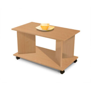 Τροχήλατο τραπέζι σαλονιού HERMES Οξιά 90x50x50