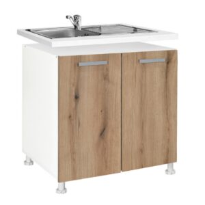 Επιδαπέδιο ντουλάπι νεροχύτη κουζίνας In D80 S Artisan 80x60x85εκ.