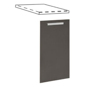 Μάσκα πλυντηρίου κουζίνας In Mask 45x72 Γκρι ανθρακί 45x1.9x72εκ.