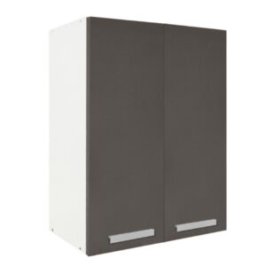 Επιτοίχιο ντουλάπι κουζίνας In V60 Γκρι ανθρακί 60x31x72εκ.