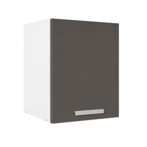 Επιτοίχιο ντουλάπι απορροφητήρα κουζίνας In VA50 Γκρι ανθρακί 50x31x57εκ.