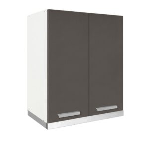 Επιτοίχιο ντουλάπι απορροφητήρα κουζίνας In VA60/68 Γκρι ανθρακί 60x31x68εκ.