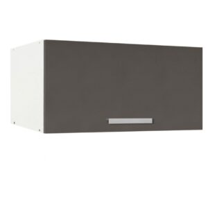 Επιτοίχιο ντουλάπι κουζίνας In VH80/36 B Γκρι ανθρακί 80x31x36εκ.