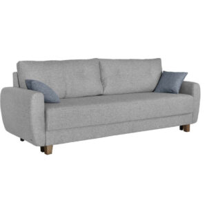Τριθέσιος καναπές κρεβάτι με ανεξάρτητα ελατήρια και αποθήκευση PERLA Lukka 85 236x98x78