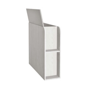 Κουτί αποθήκευσης Numero άσπρος δρυς 30x102x77