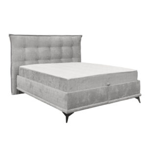 Κρεβάτι με αποθηκευτικό χώρο και σομιέ Bali γκρι 160x200