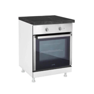 Επιδαπέδιο ντουλάπι εντοιχιζόμενης ηλεκτρικής κουζίνας Lina D60 R Λευκό 60x60x85εκ.