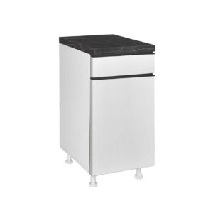 Επιδαπέδιο ντουλάπι με 1 συρτάρι κουζίνας LINA D45 KFB Λευκό 45x60x85εκ.