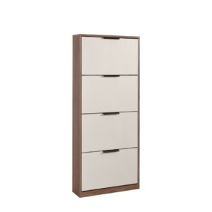 Παπουτσοθήκη 4V SMART καρυδί/ κασμίρ 60x18x158,4