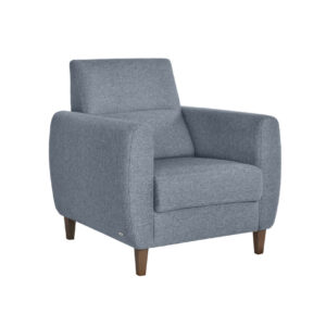 Πολυθρόνα PERLA μπλε 82x82x89