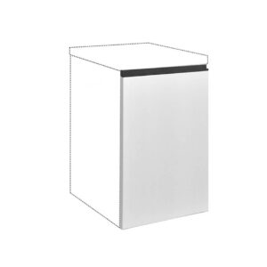 Μάσκα πλυντηρίου κουζίνας LINA Mask 45x72 Λευκό 45x1.9x72εκ.